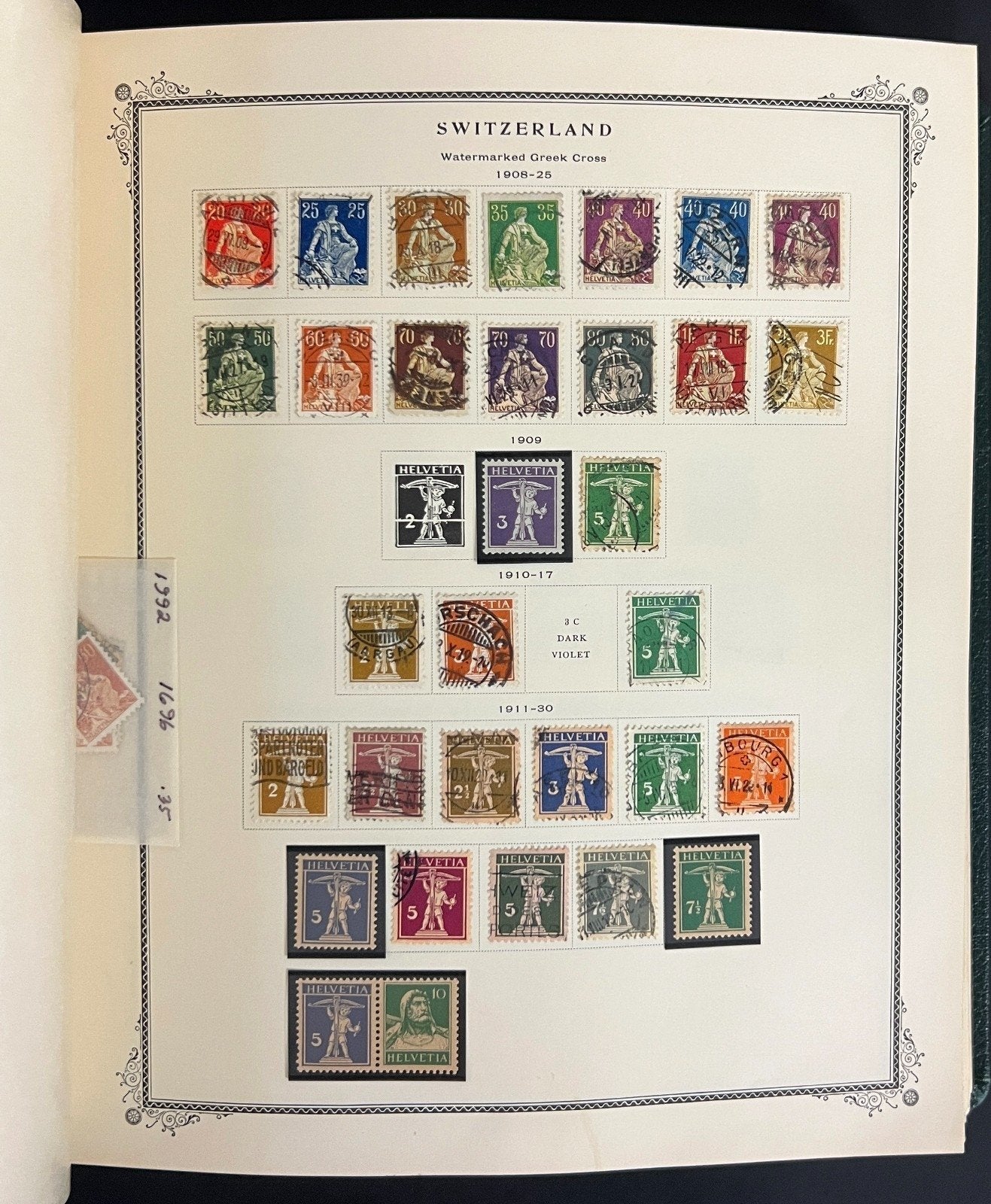 Switzerland Stamp Collection Scott Specialty Album Mint & Used 1843-1990 ZAYIX