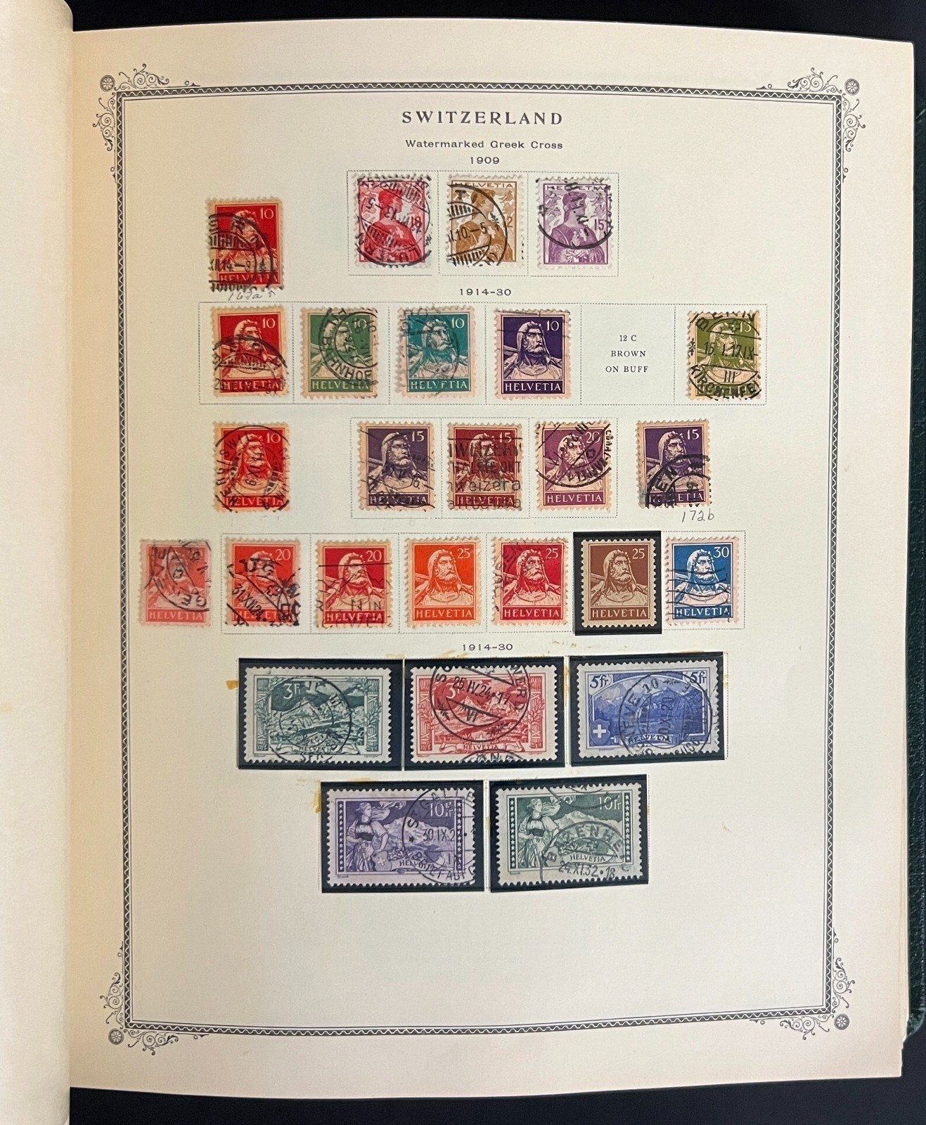 Switzerland Stamp Collection Scott Specialty Album Mint & Used 1843-1990 ZAYIX