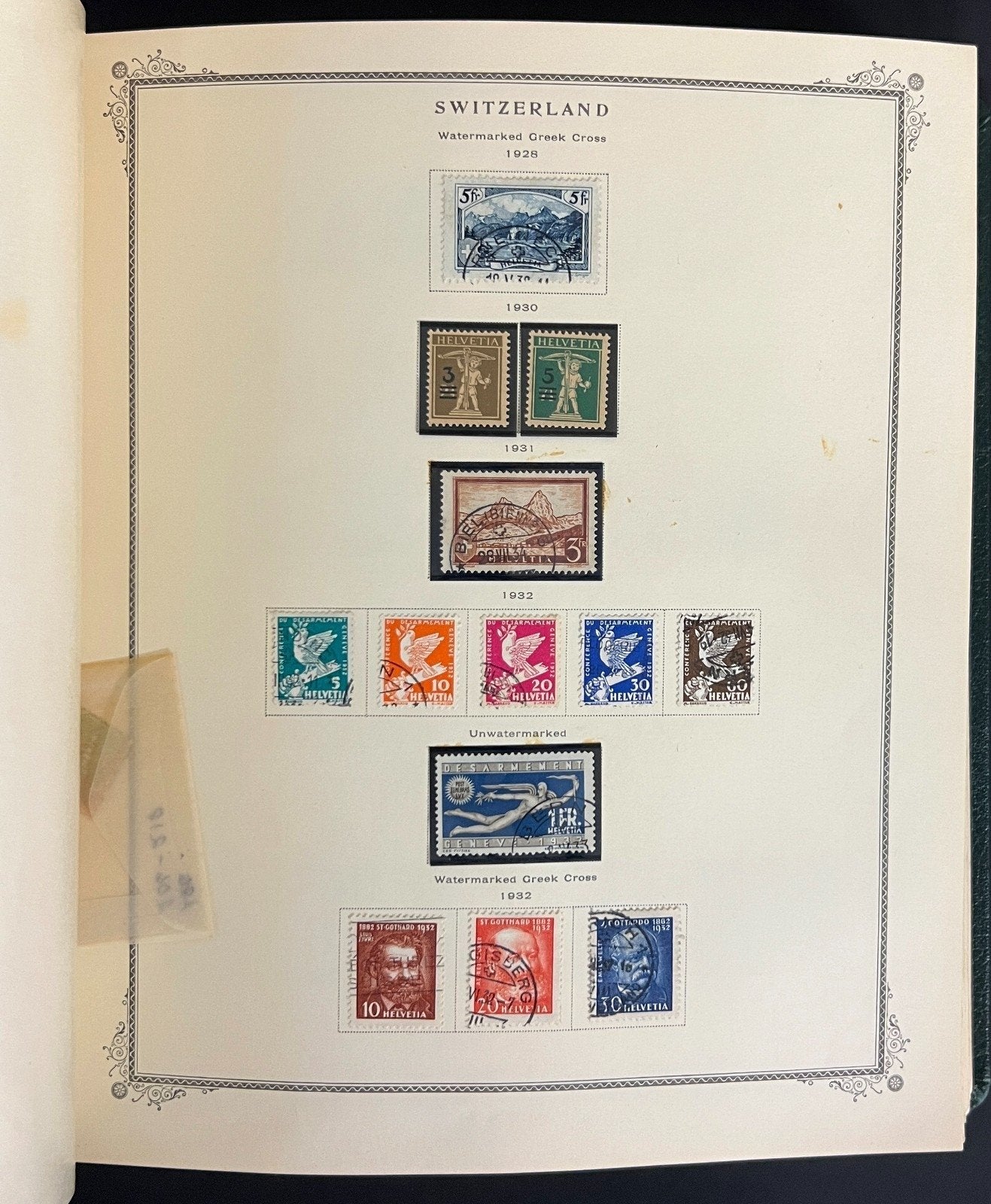 Switzerland Stamp Collection Scott Specialty Album Mint & Used 1843-1990 ZAYIX