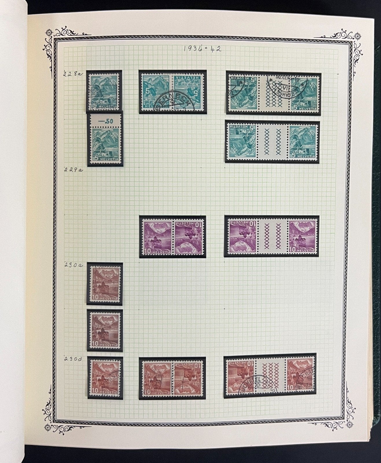 Switzerland Stamp Collection Scott Specialty Album Mint & Used 1843-1990 ZAYIX