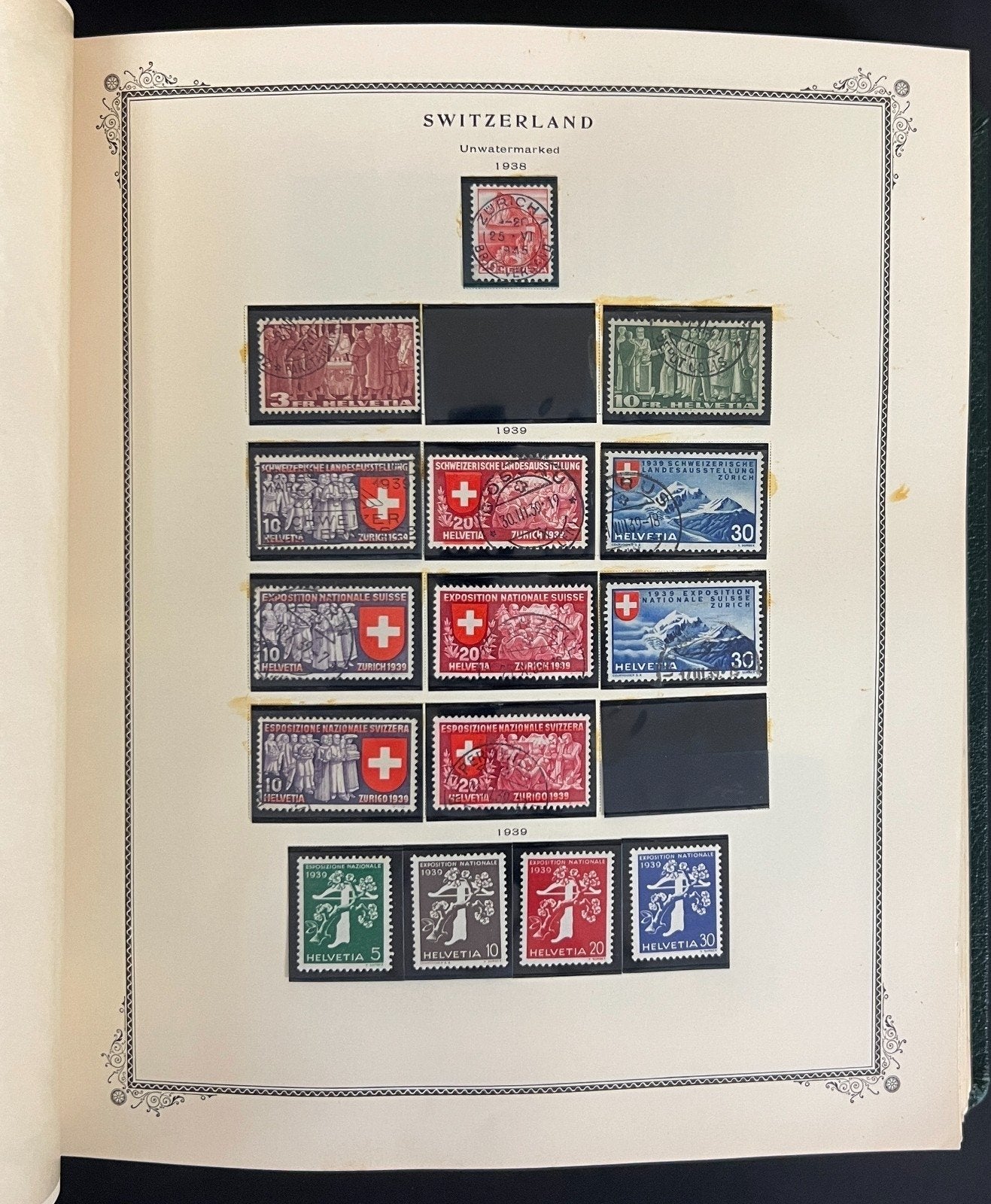 Switzerland Stamp Collection Scott Specialty Album Mint & Used 1843-1990 ZAYIX
