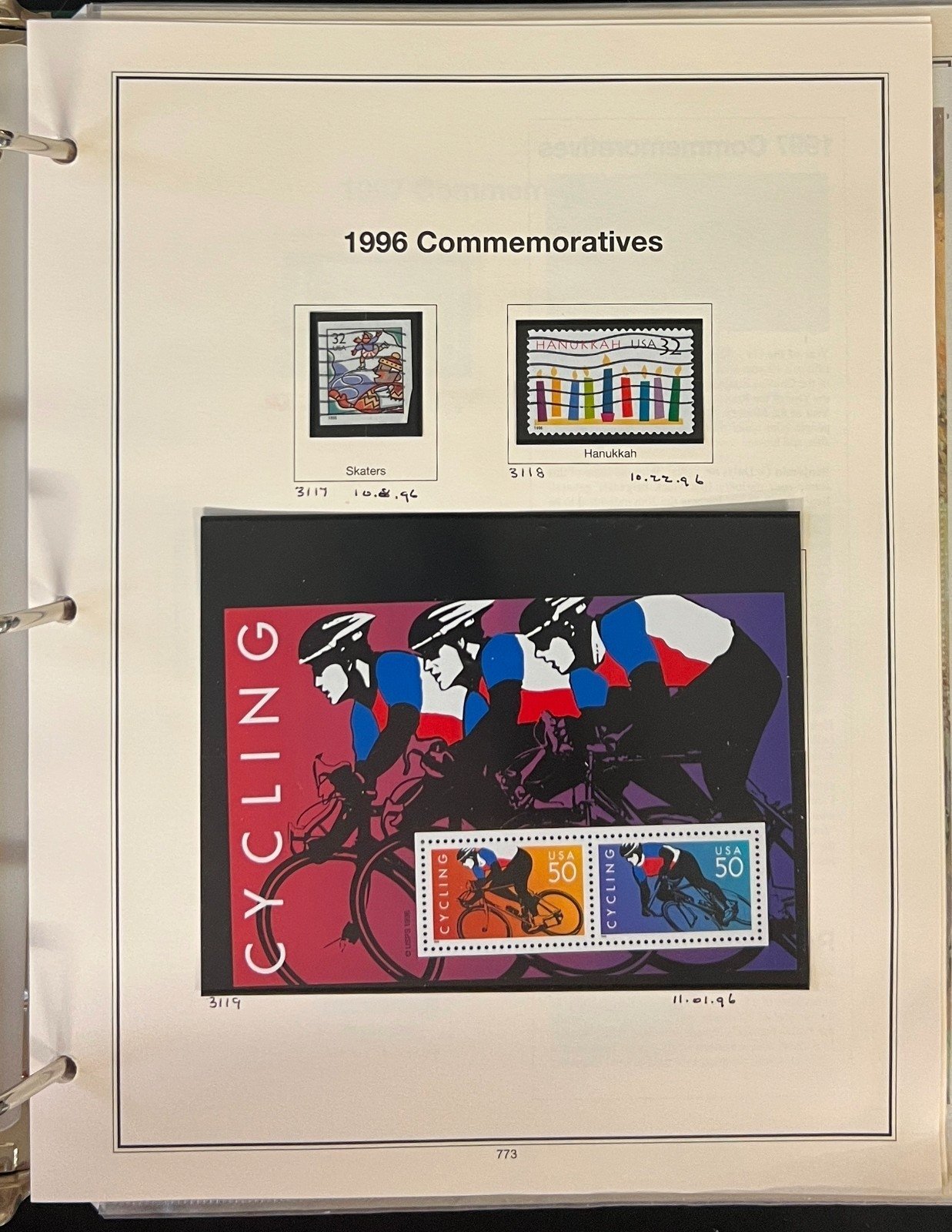 United States Stamp Collection Mystic Album 1200 Stamps 1994-2000 ZAYIX