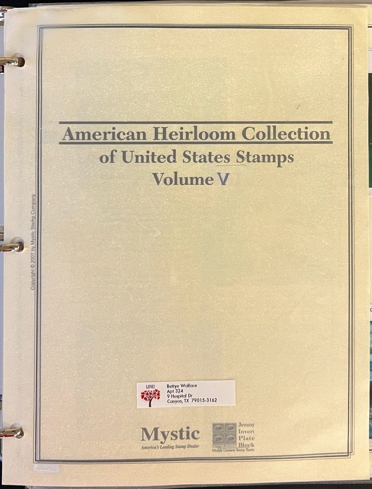 United States Stamp Collection Mystic Album 1200 Stamps 2000-2006 ZAYIX
