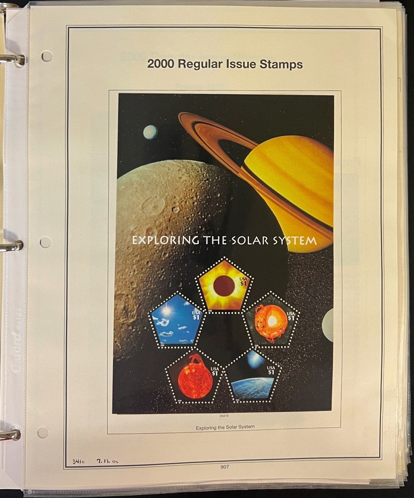 United States Stamp Collection Mystic Album 1200 Stamps 2000-2006 ZAYIX