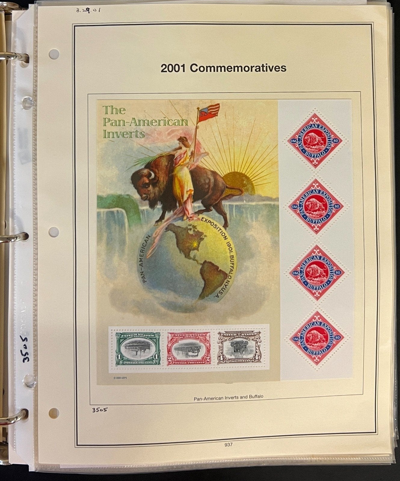United States Stamp Collection Mystic Album 1200 Stamps 2000-2006 ZAYIX
