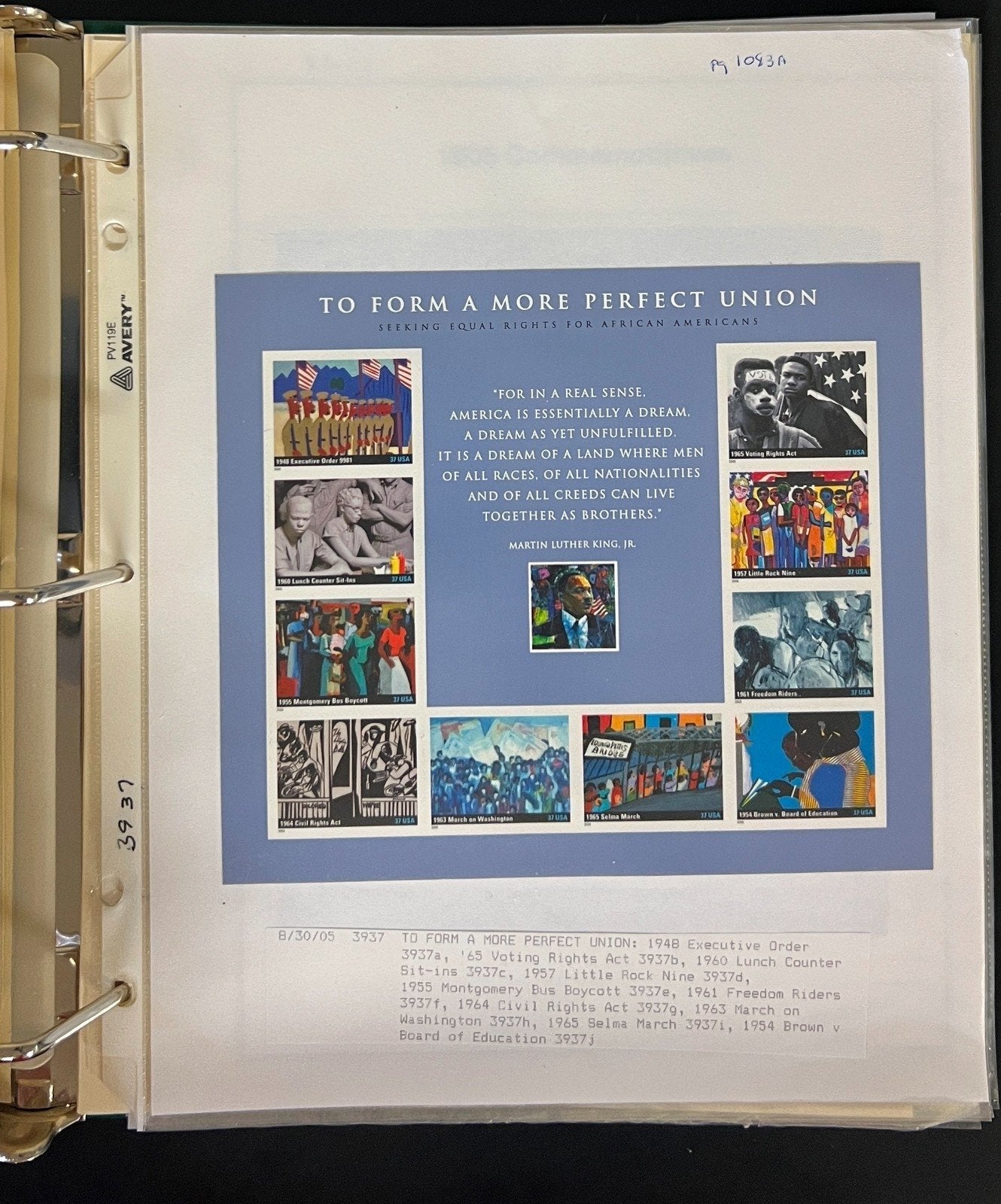 United States Stamp Collection Mystic Album 1200 Stamps 2000-2006 ZAYIX