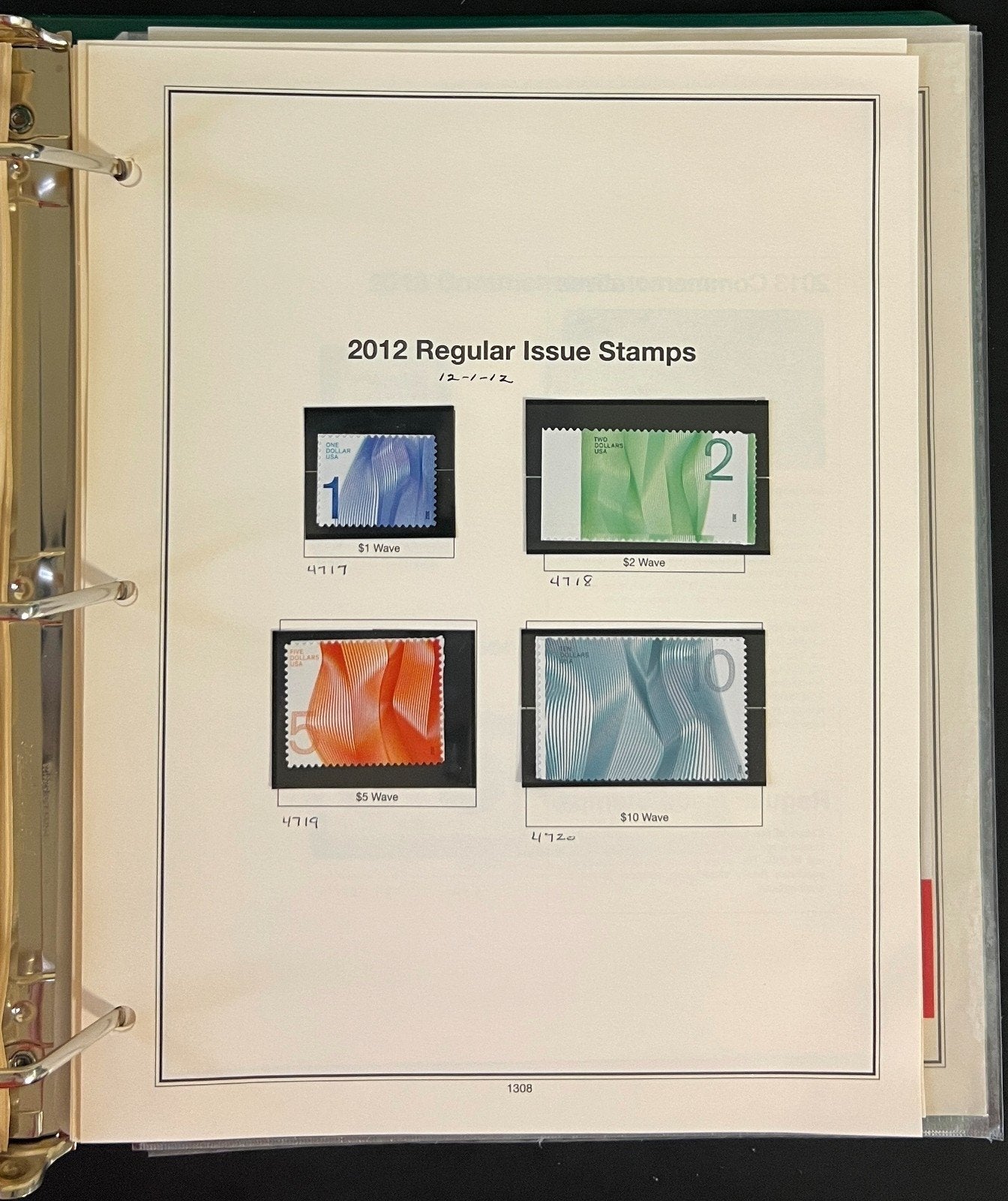 United States Stamp Collection Mystic Album 1100 Stamps 2006-2013 ZAYIX