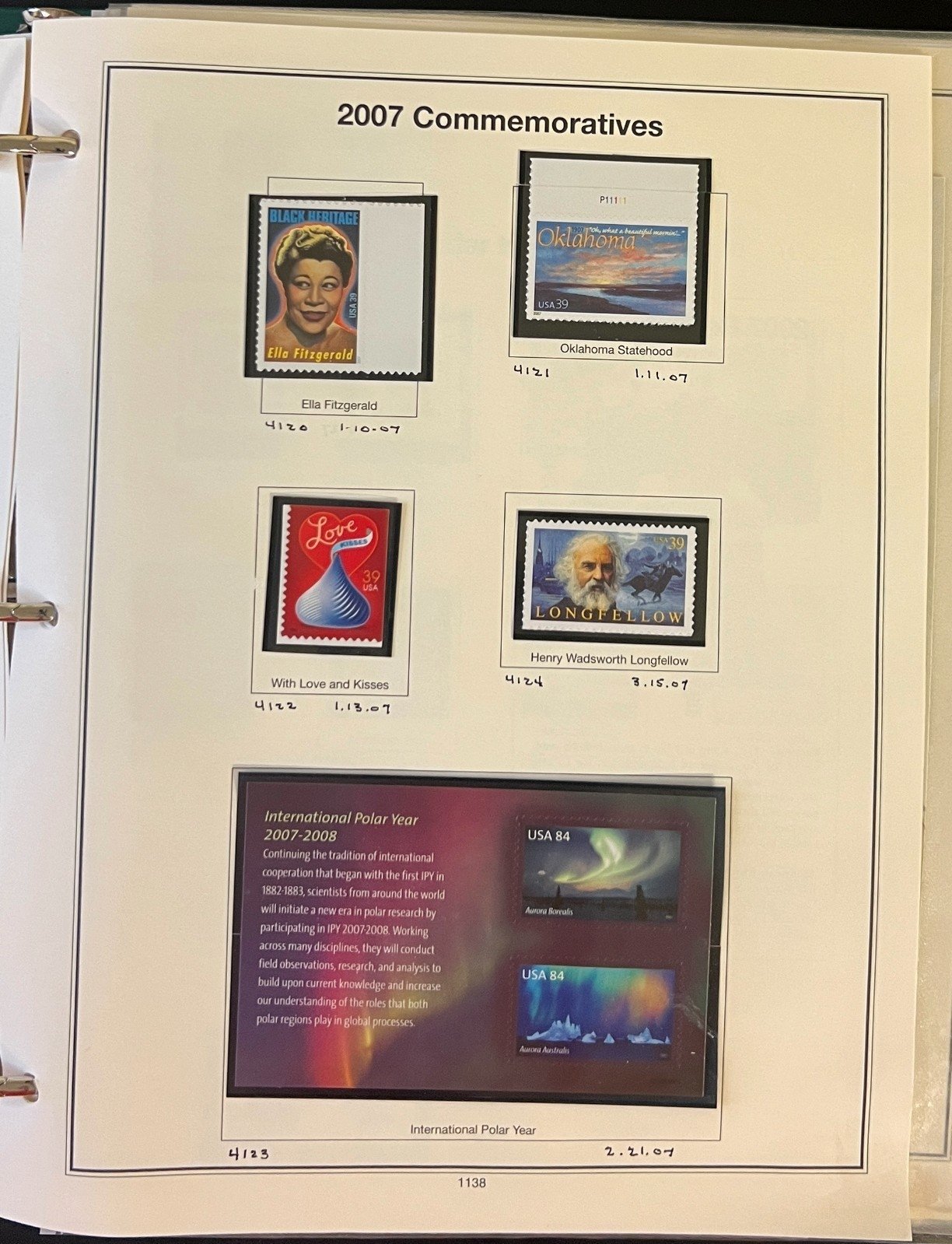 United States Stamp Collection Mystic Album 1100 Stamps 2006-2013 ZAYIX