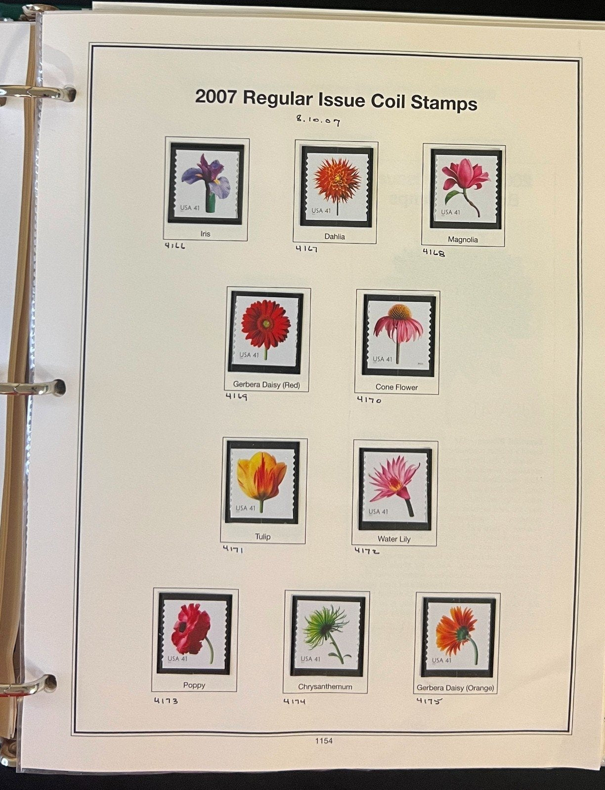 United States Stamp Collection Mystic Album 1100 Stamps 2006-2013 ZAYIX