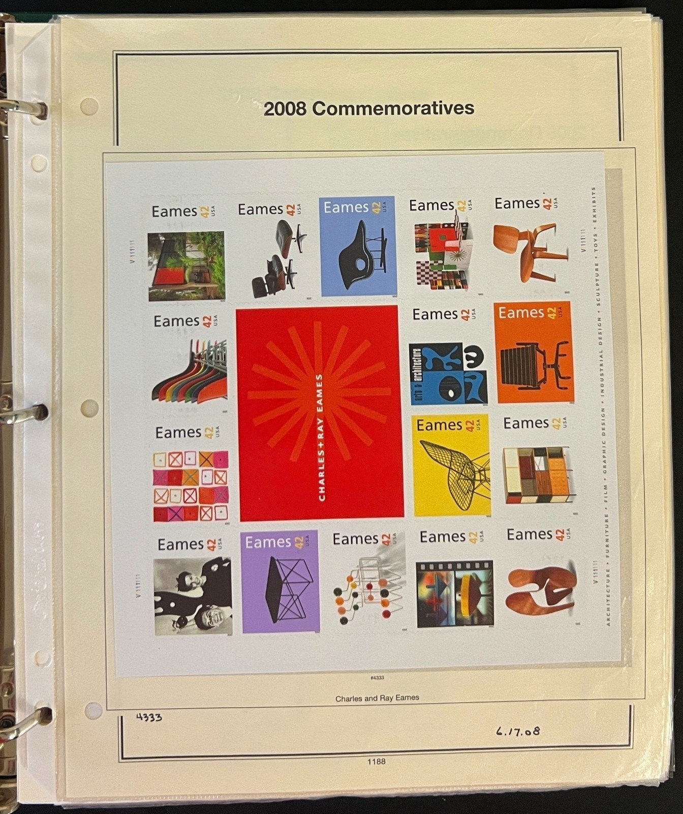 United States Stamp Collection Mystic Album 1100 Stamps 2006-2013 ZAYIX