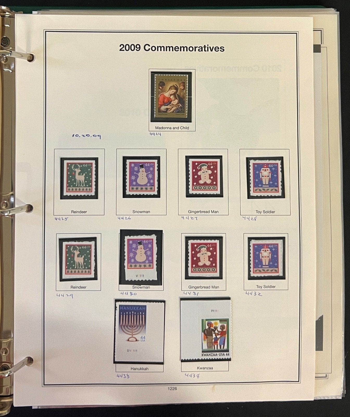 United States Stamp Collection Mystic Album 1100 Stamps 2006-2013 ZAYIX