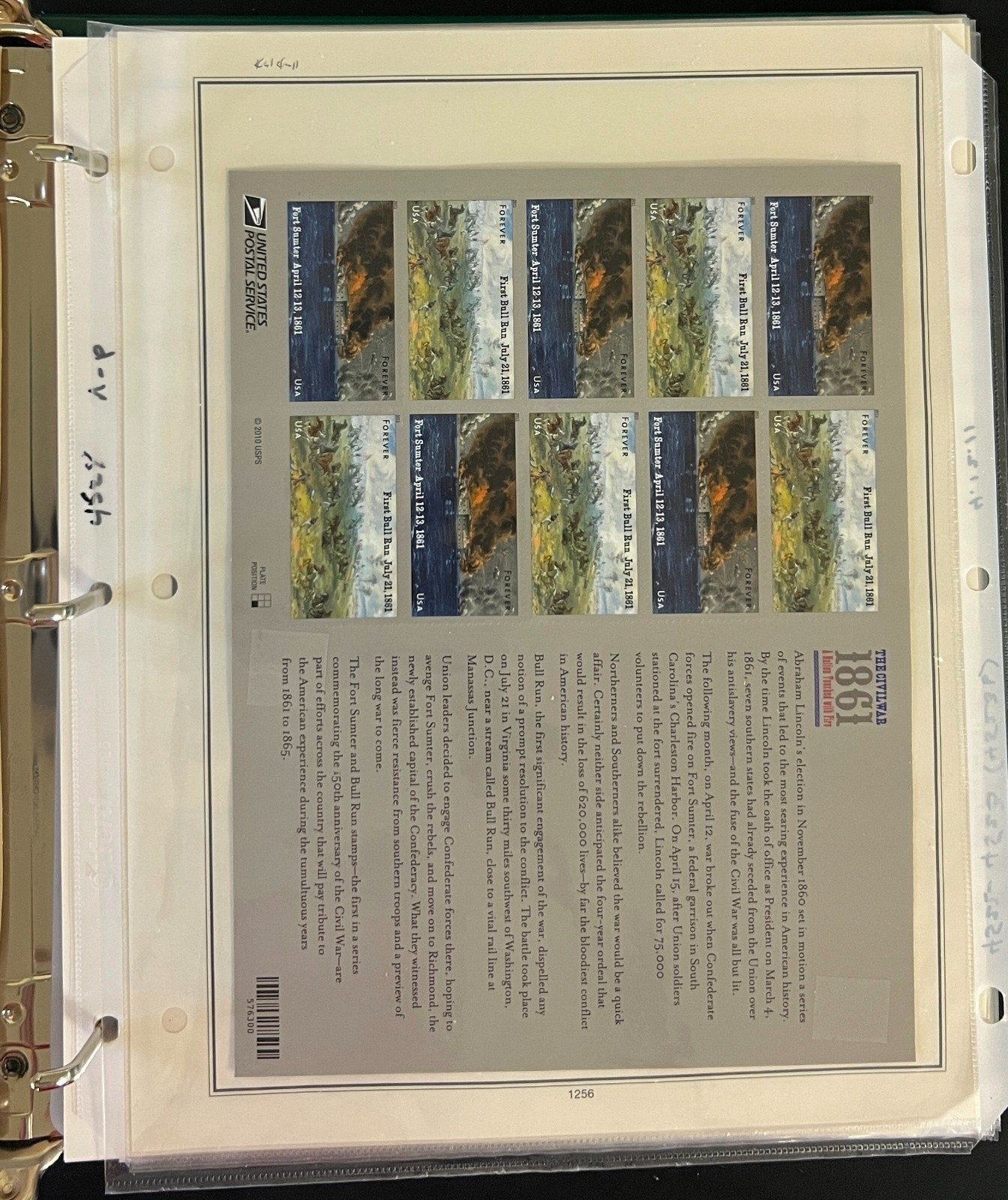United States Stamp Collection Mystic Album 1100 Stamps 2006-2013 ZAYIX