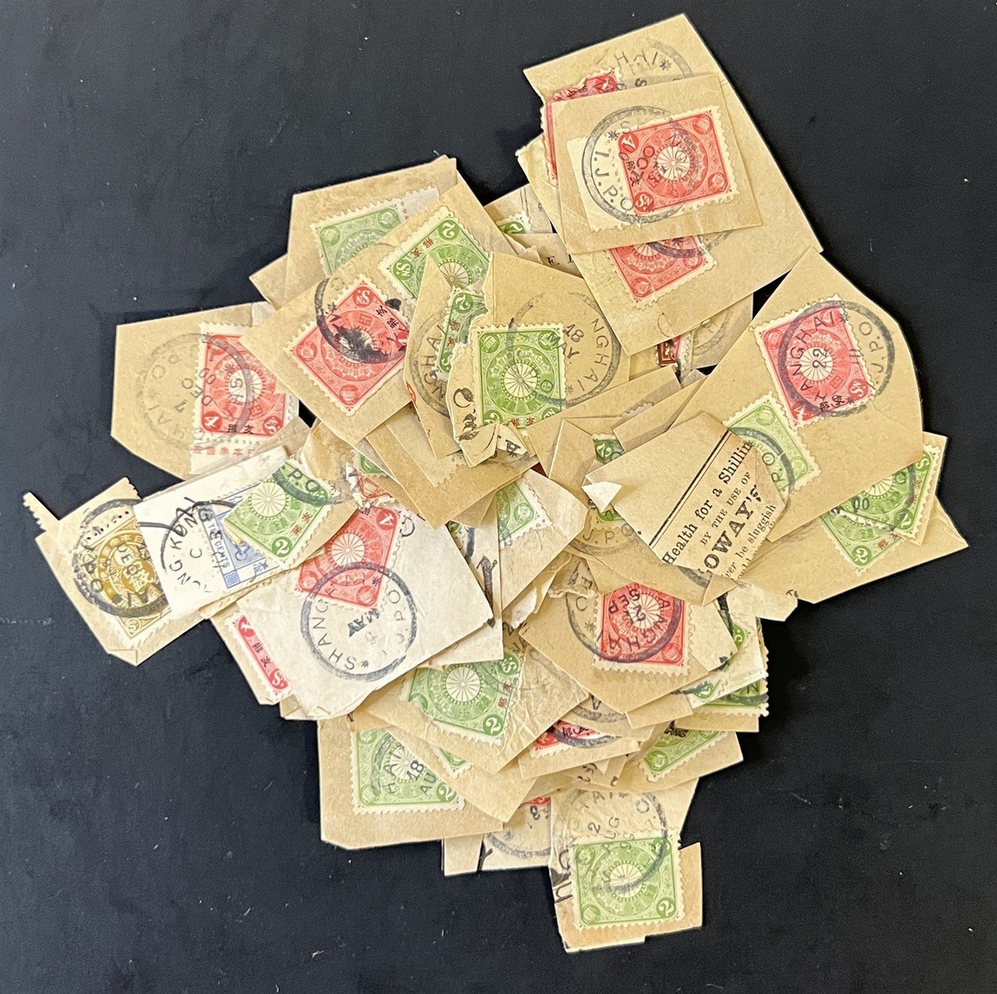 Japan Office Used In China stamp collection on paper Various Rates ZAYIX