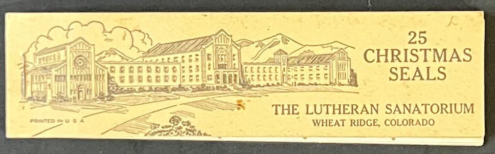 Christmas Seals Rare 1941 Lutheran Sanatorium Complete Booklet ZAYIX