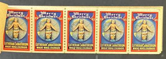 Christmas Seals Rare 1941 Lutheran Sanatorium Complete Booklet ZAYIX
