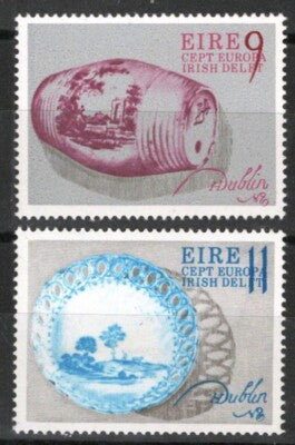Ireland 393-394 MNH Europa Irish Delft Henry Delamain's Factory ZAYIX 101822S46