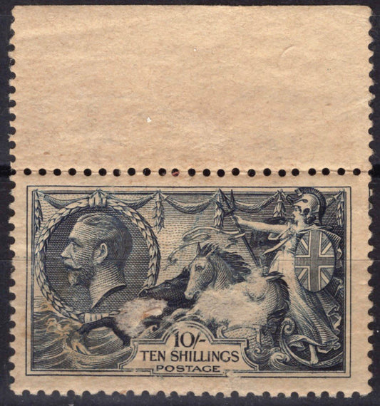 Great Britain 181 MH Faulty-Spacefiller Bradbury Wilkinson Seahorse CV$525 ZAYIX