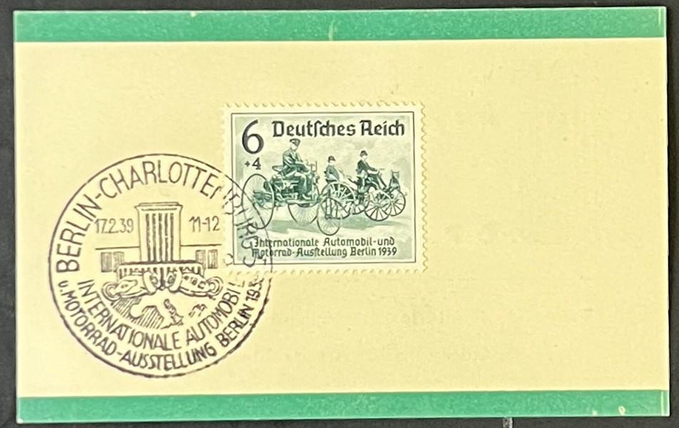 Germany B134-B136 FDC Bank Trade Cards Autos set Dresdner & Deutsche Bank ZAYIX