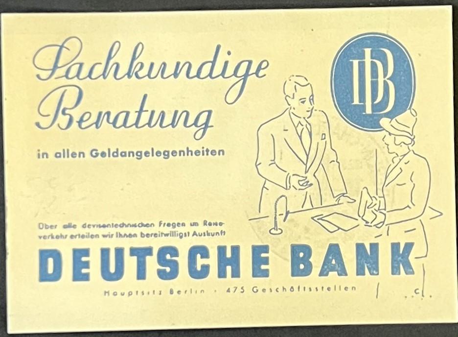 Germany B134-B136 FDC Bank Trade Cards Autos set Dresdner & Deutsche Bank ZAYIX