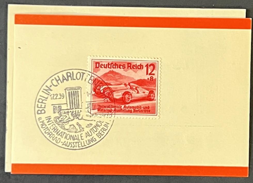 Germany B134-B136 FDC Bank Trade Cards Autos set Dresdner & Deutsche Bank ZAYIX