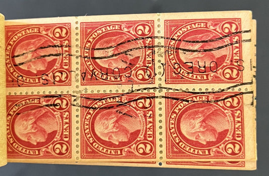 US 583a BK69 Complete Booklet Corvallis Oregon Cancel P 11x10 1/2 MNH ZAYIX