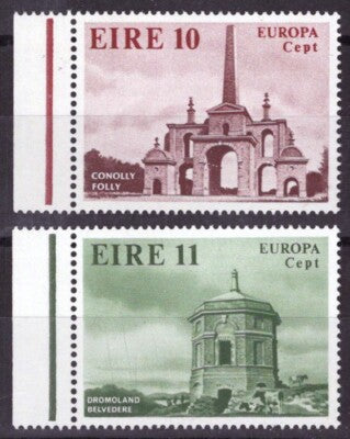 Ireland 443-444 MNH Europa Cept Architecture Conolly Folly ZAYIX 101822S62