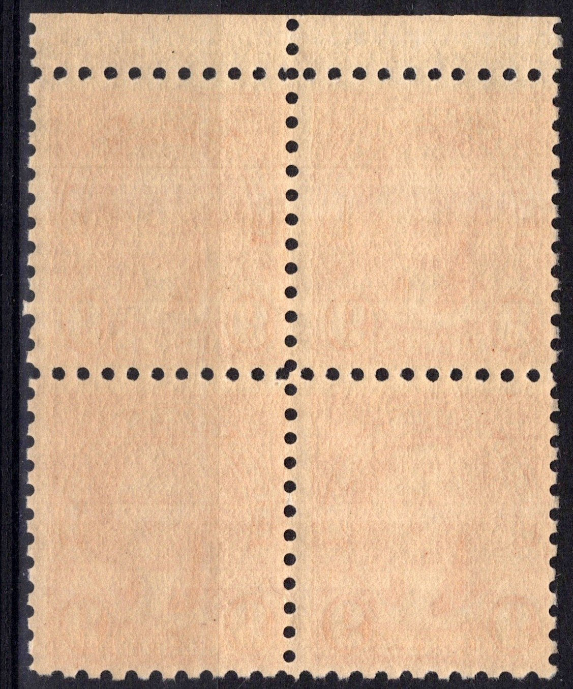 US 590 MNH F 1926 9c Rose Thomas Jefferson Block, Perf 10, Rotary Press ZAYIX