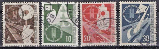 Germany 698-701 Used VF 1953 Transportation Birds Ships ZAYIX