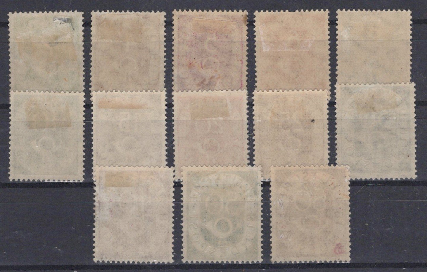 Germany 670-682 MH VF 1951 Numeral & Post Horn See Notes ZAYIX