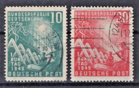 Germany 665-666 Used VF 1949 Reconstruction ZAYIX