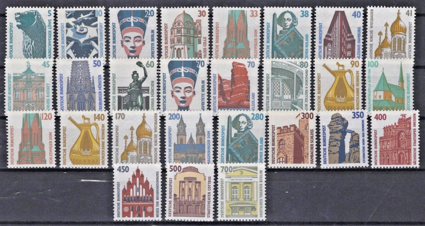 Germany 1515A-1540A MNH VF 1987 Historical Sites & Objects ZAYIX