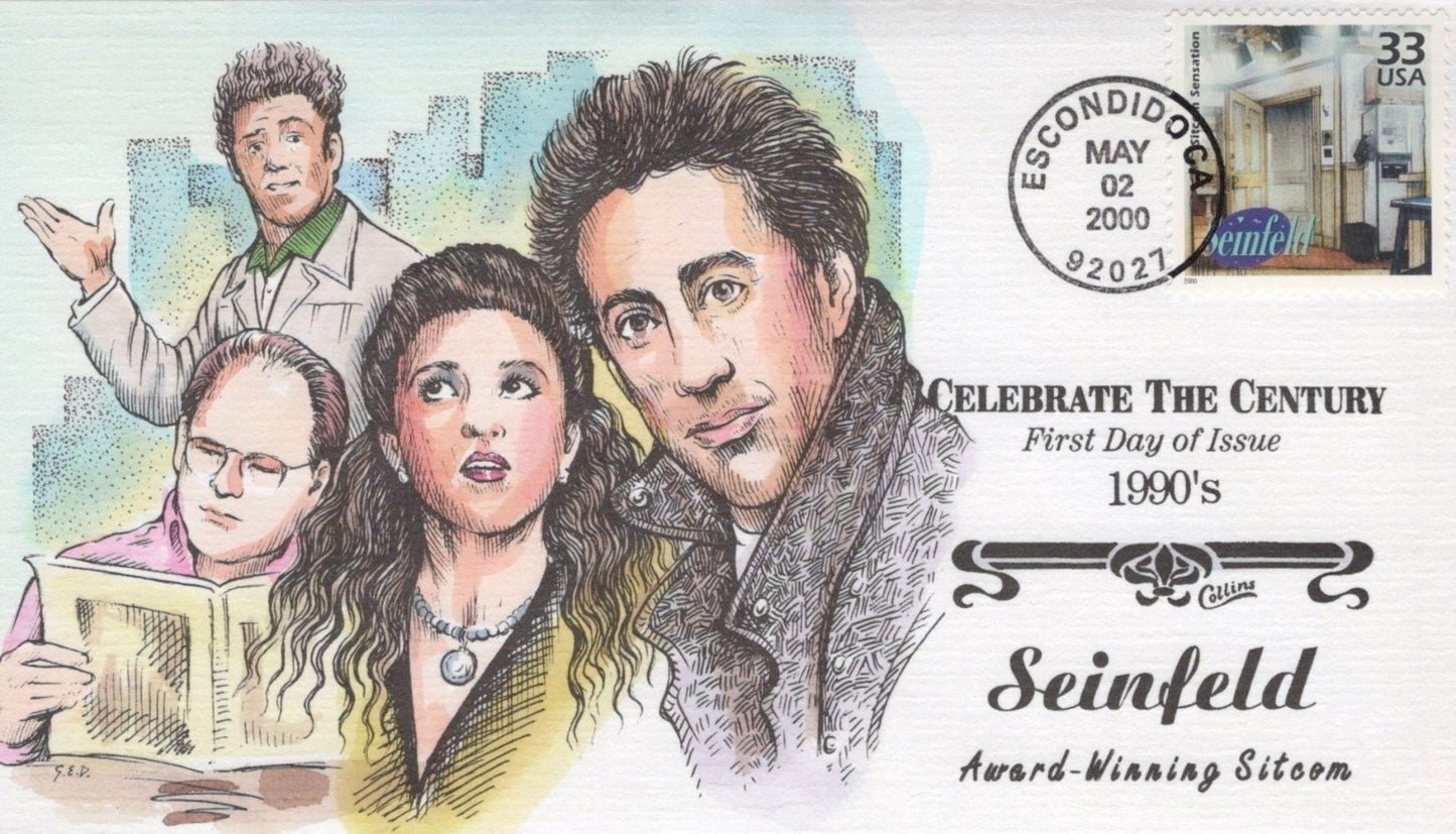 Celebrate the Century 1990s Seinfeld FDC First Day Cover ZAYIX