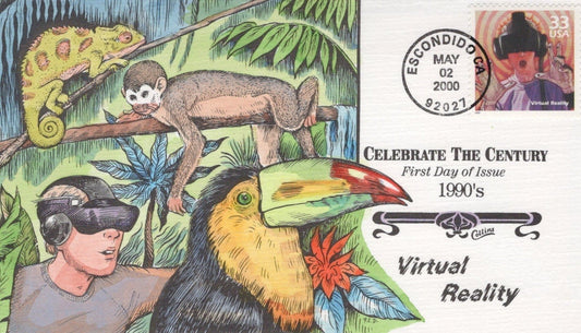 Celebrate the Century 1990s Virtual Reality FDC First Day Cover ZAYIX