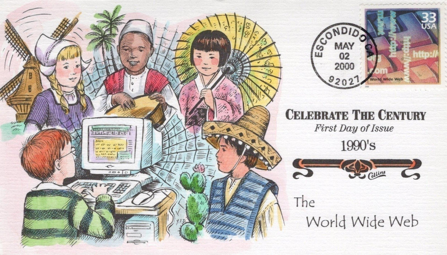 Celebrate the Century 1990s World Wide Web FDC First Day Cover ZAYIX
