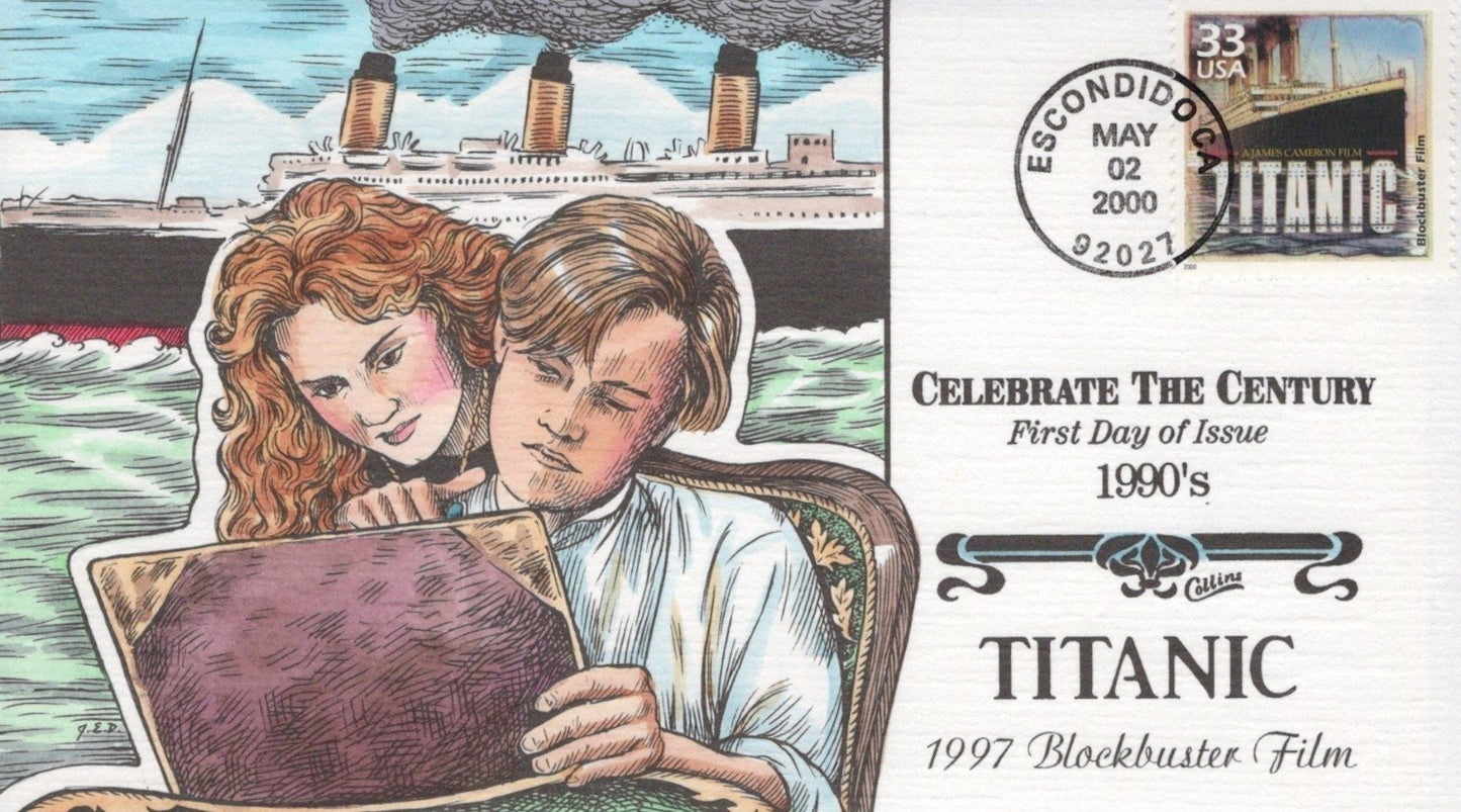 Celebrate the Century 1990s Titanic 1997 Blockbuster FDC First Day Cover ZAYIX