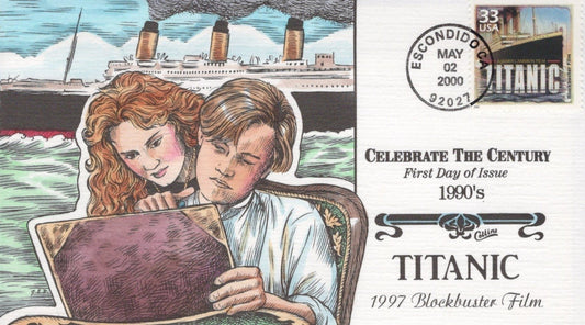 Celebrate the Century 1990s Titanic 1997 Blockbuster FDC First Day Cover ZAYIX