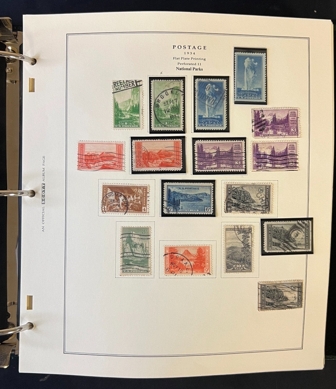 United States Stamp Collection Scott Album Thousands of Stamps 1887-1975 ZAYIX