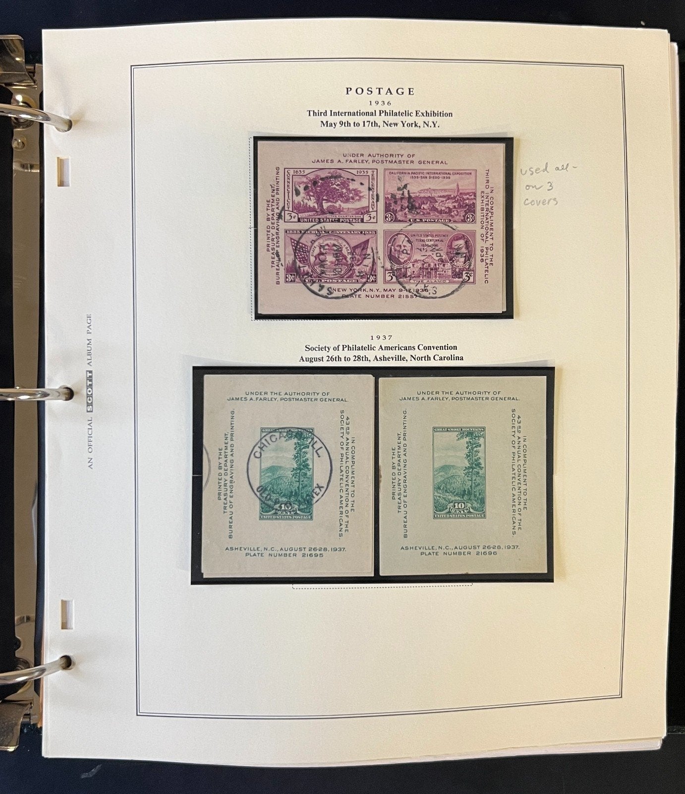 United States Stamp Collection Scott Album Thousands of Stamps 1887-1975 ZAYIX
