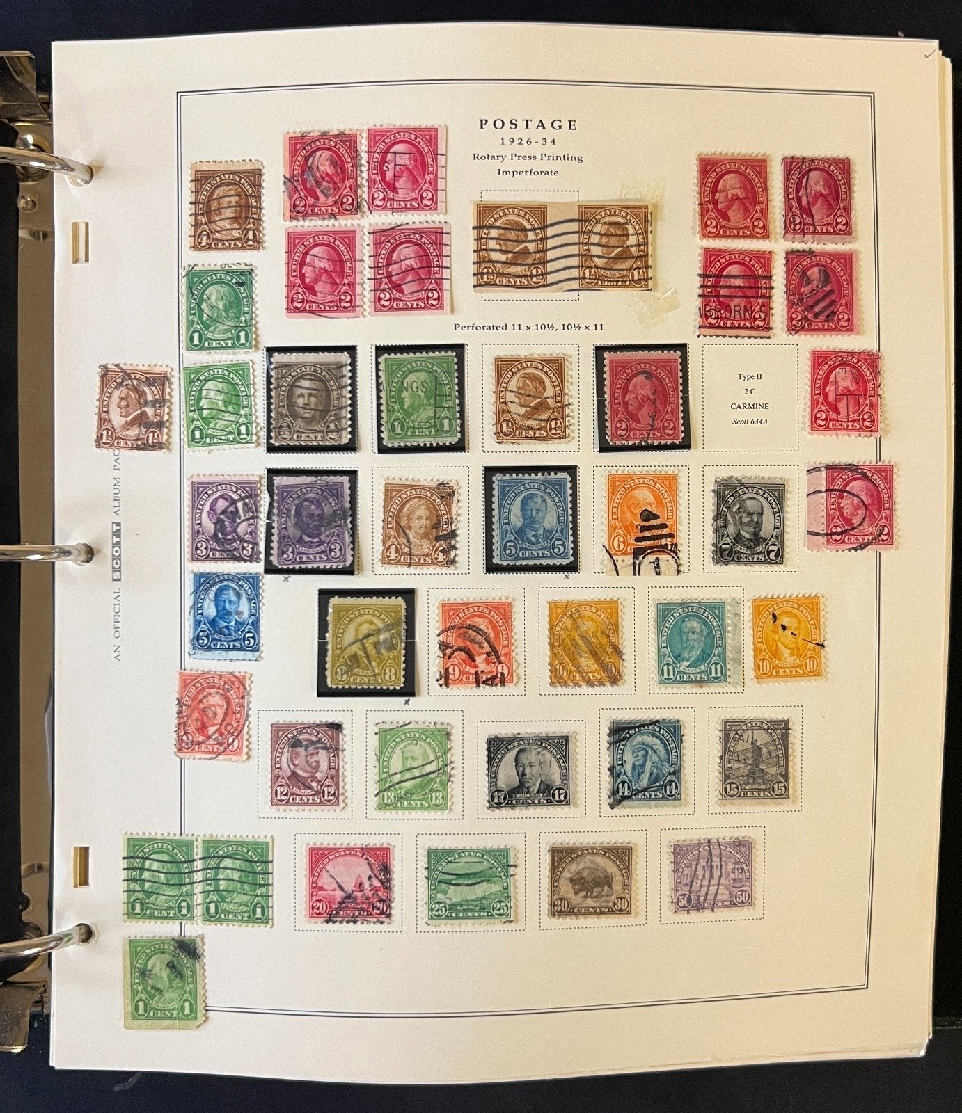 United States Stamp Collection Scott Album Thousands of Stamps 1887-1975 ZAYIX