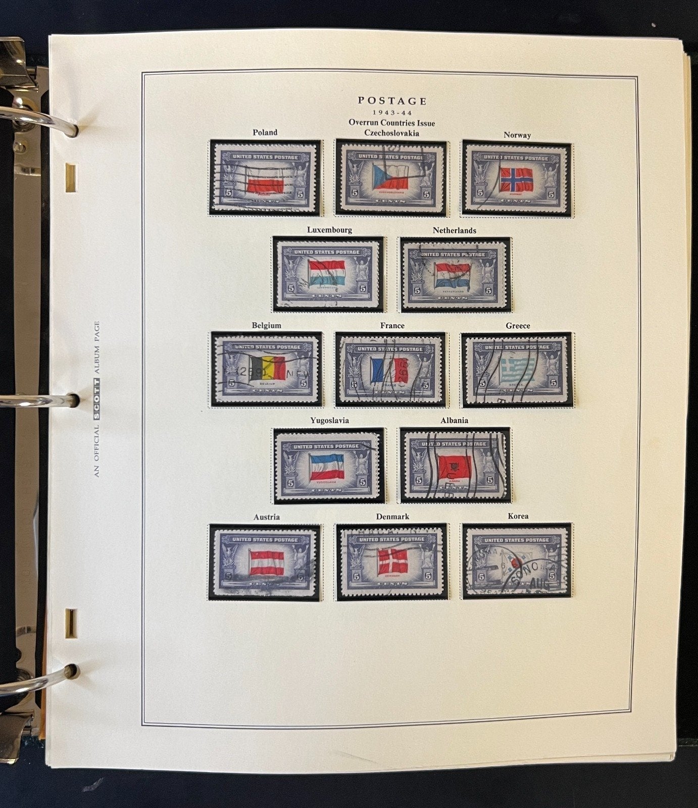 United States Stamp Collection Scott Album Thousands of Stamps 1887-1975 ZAYIX