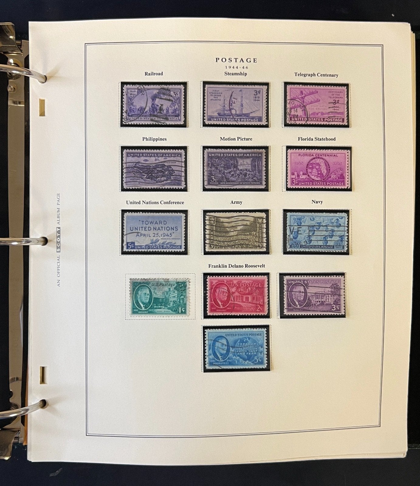 United States Stamp Collection Scott Album Thousands of Stamps 1887-1975 ZAYIX