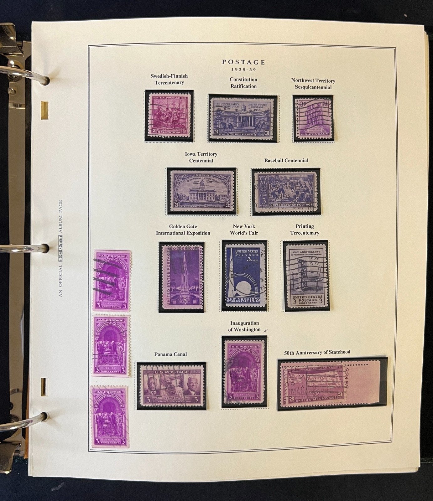 United States Stamp Collection Scott Album Thousands of Stamps 1887-1975 ZAYIX