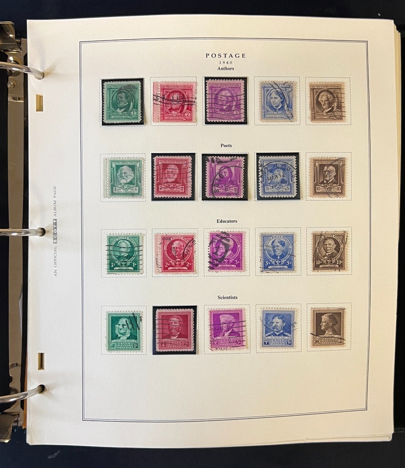 United States Stamp Collection Scott Album Thousands of Stamps 1887-1975 ZAYIX