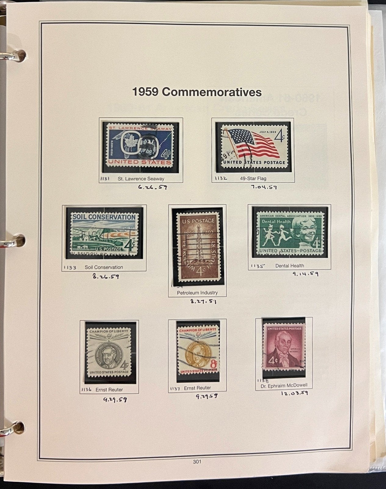 United States Stamp Collection Mystic Album Mint & Used 1959-1984 ZAYIX