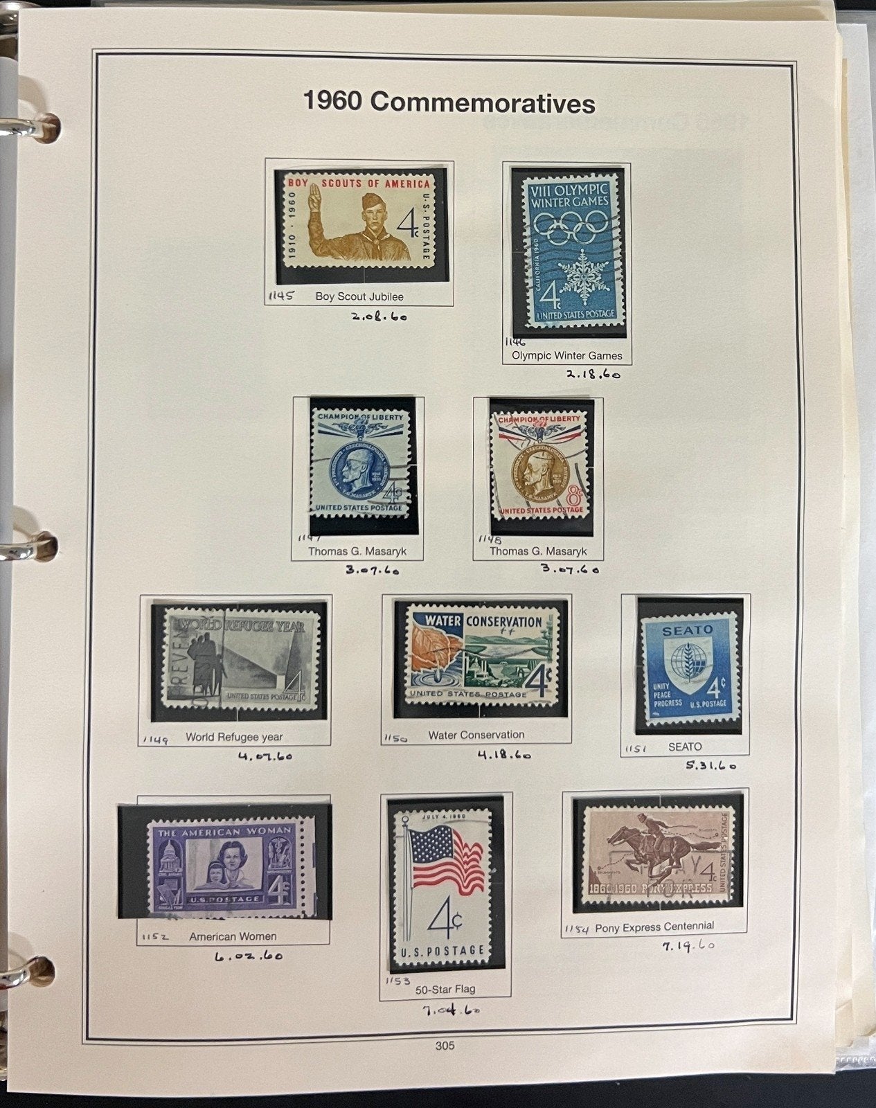United States Stamp Collection Mystic Album Mint & Used 1959-1984 ZAYIX