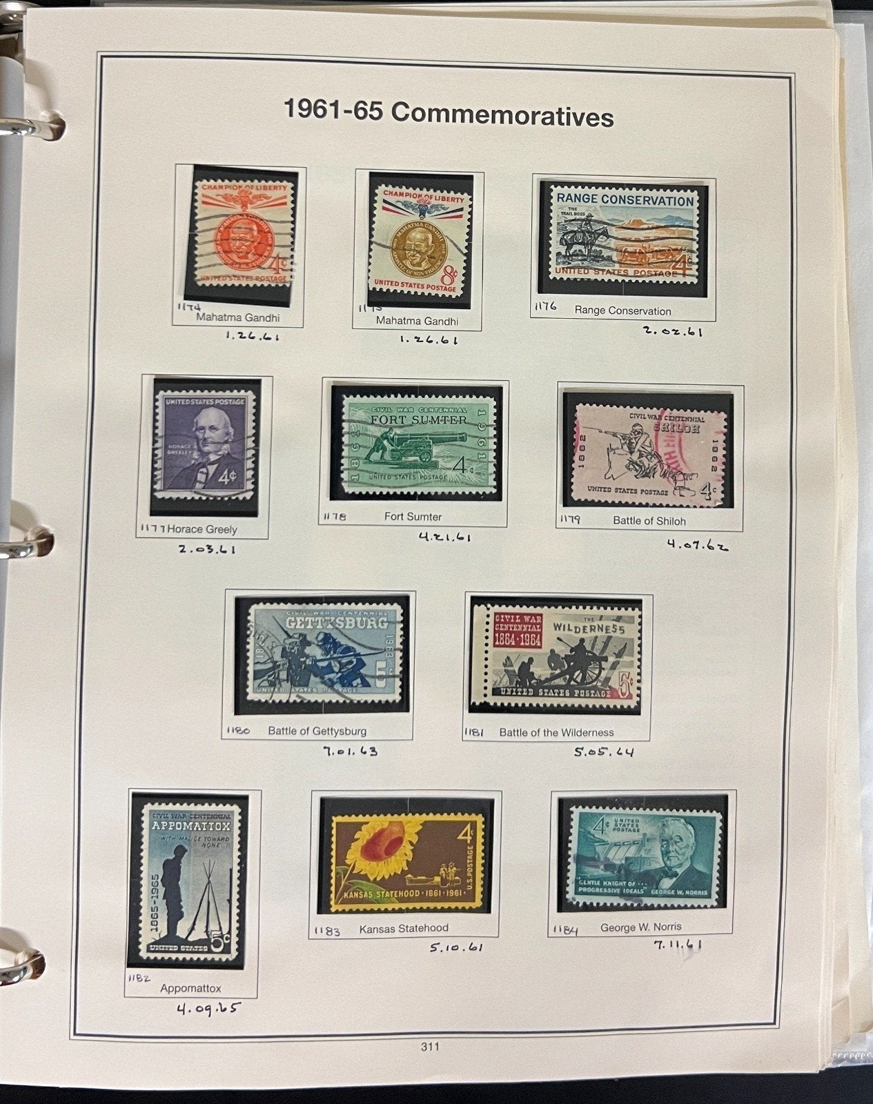 United States Stamp Collection Mystic Album Mint & Used 1959-1984 ZAYIX