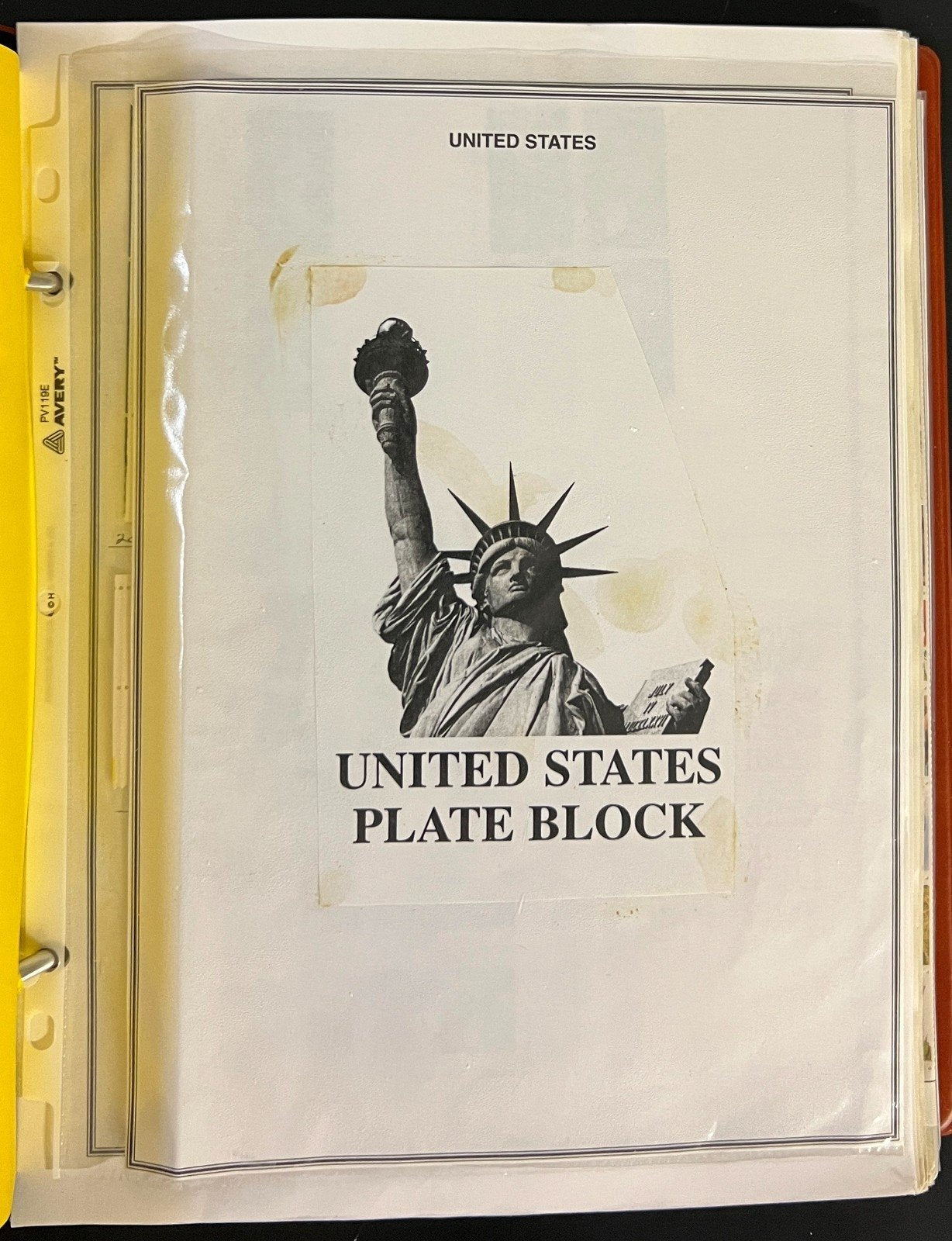 United States Plate Block Stamp Collection Album ZAYIX