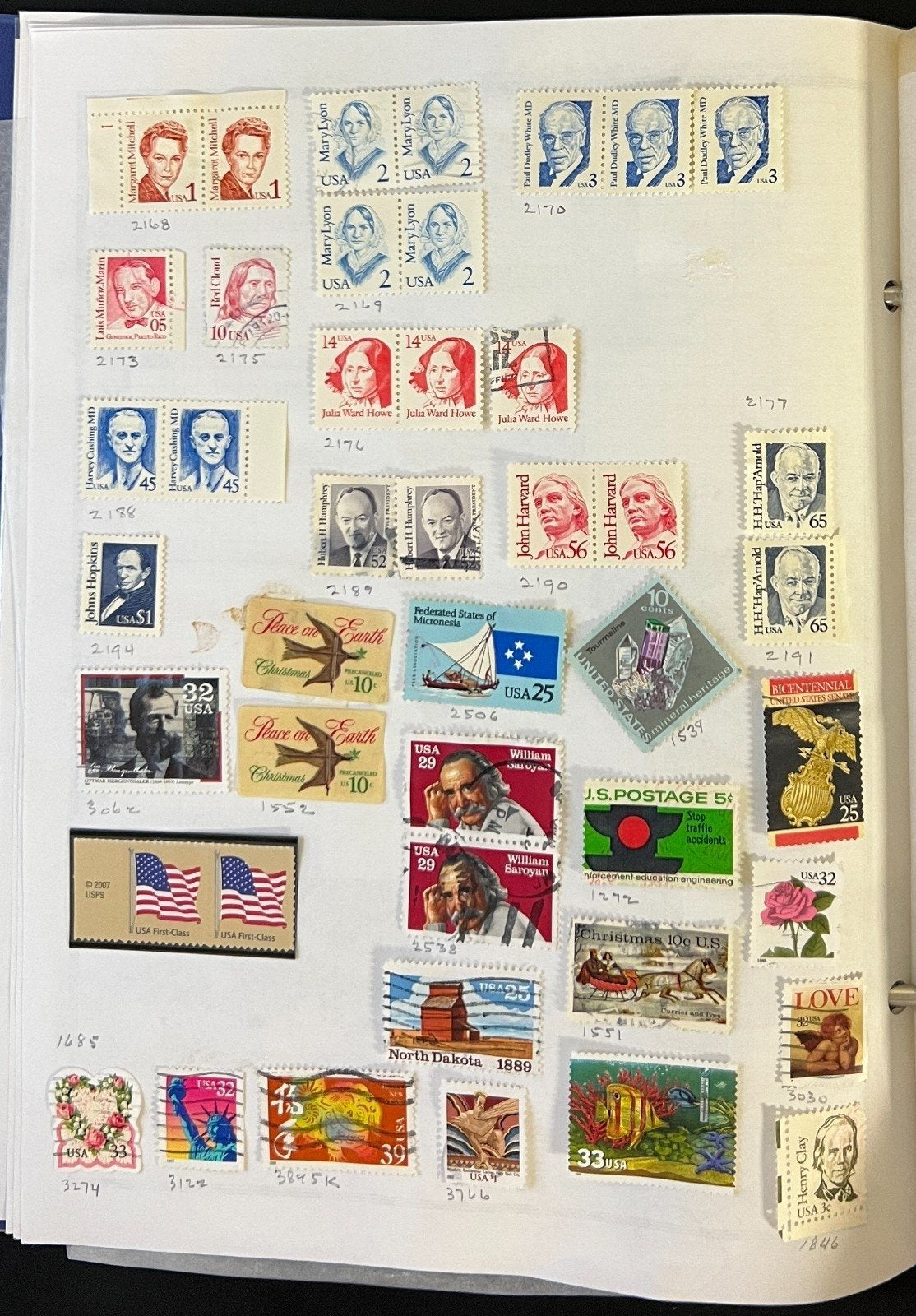 United States Stamp Collection Album Mint & Used ZAYIX
