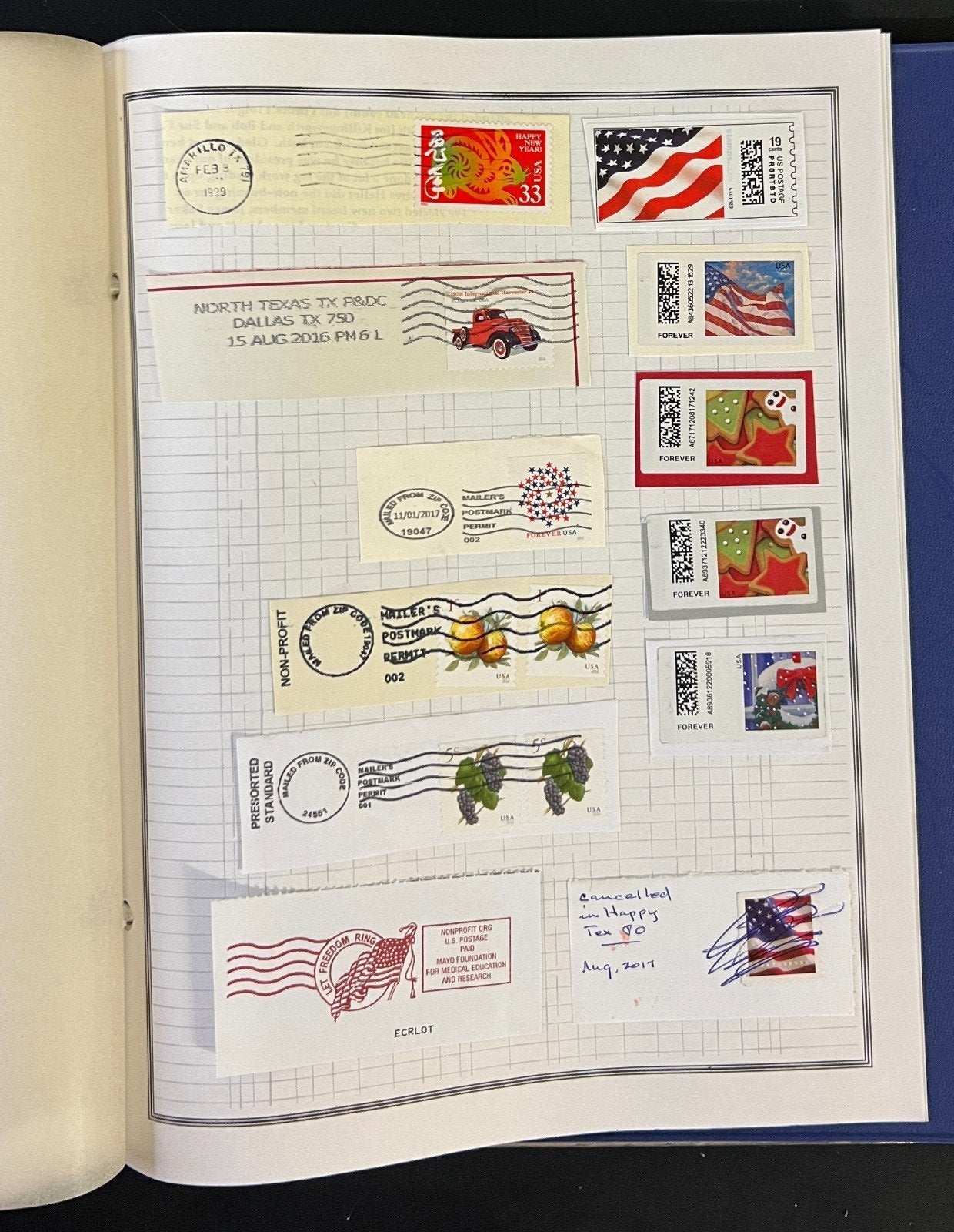 United States Stamp Collection Album Mint & Used ZAYIX
