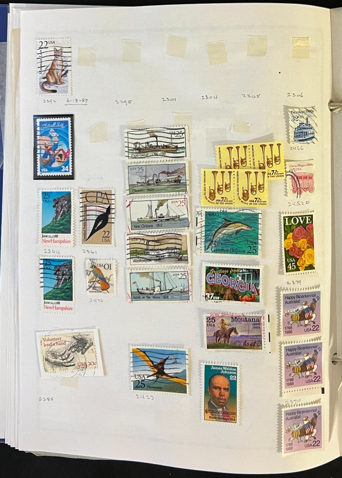 United States Stamp Collection Album Mint & Used ZAYIX